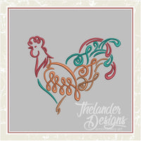 GG1392 Swirly Rooster