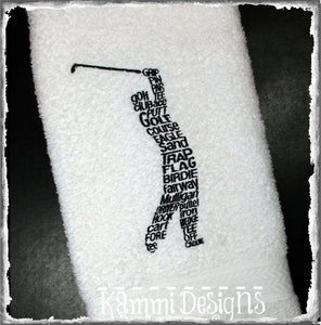 GG1979 Golf Word Art