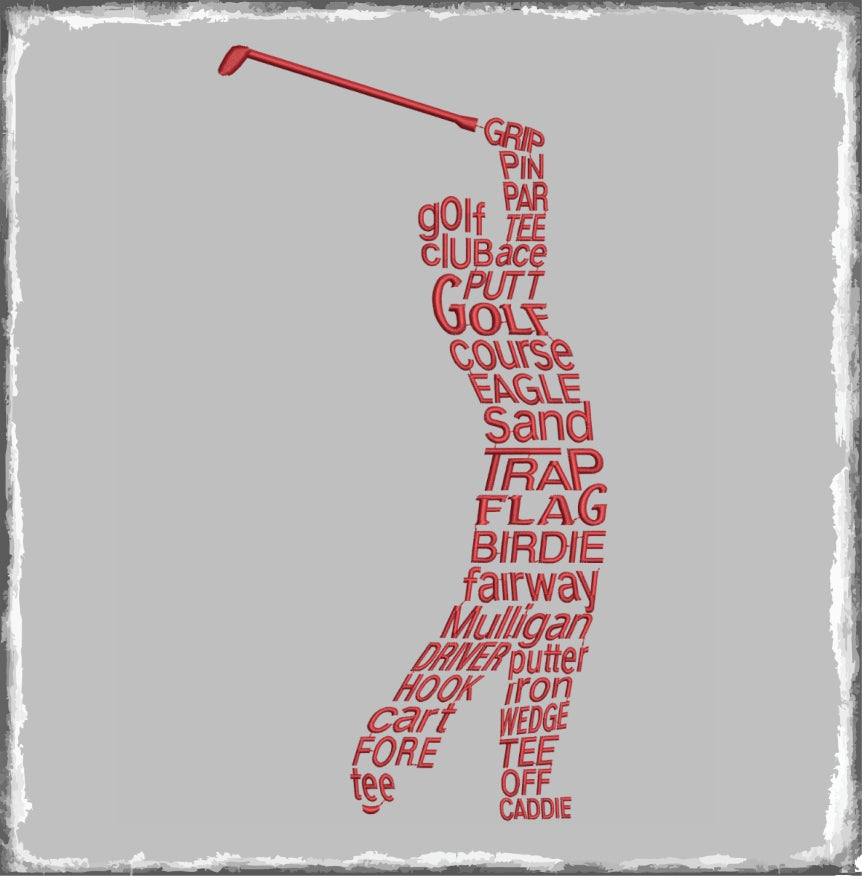 GG1979 Golf Word Art – Thelander Designs