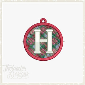 H Plaid Letter T1870