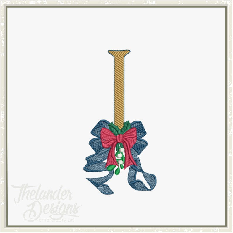 Script Ribbon Letter I I Ribbon Letter T1886 – Thelander Designs