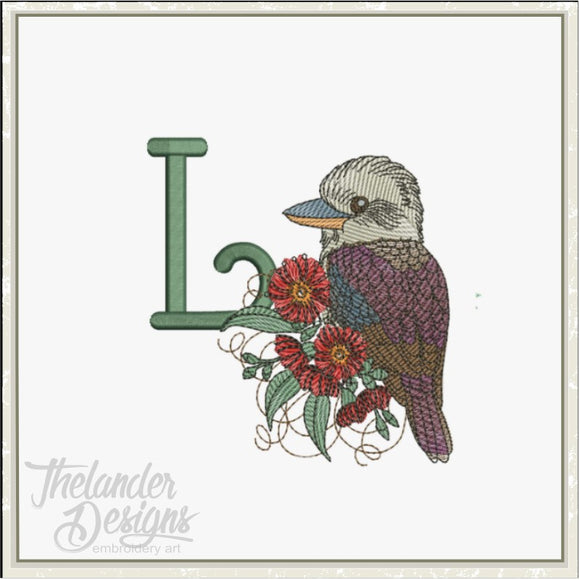 L Kookaburra Letter T1905