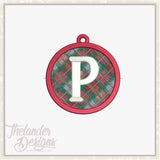 P Plaid Letter T1870