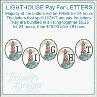 Pay For LIGHTHOUSE Letters BUNDLED T1939