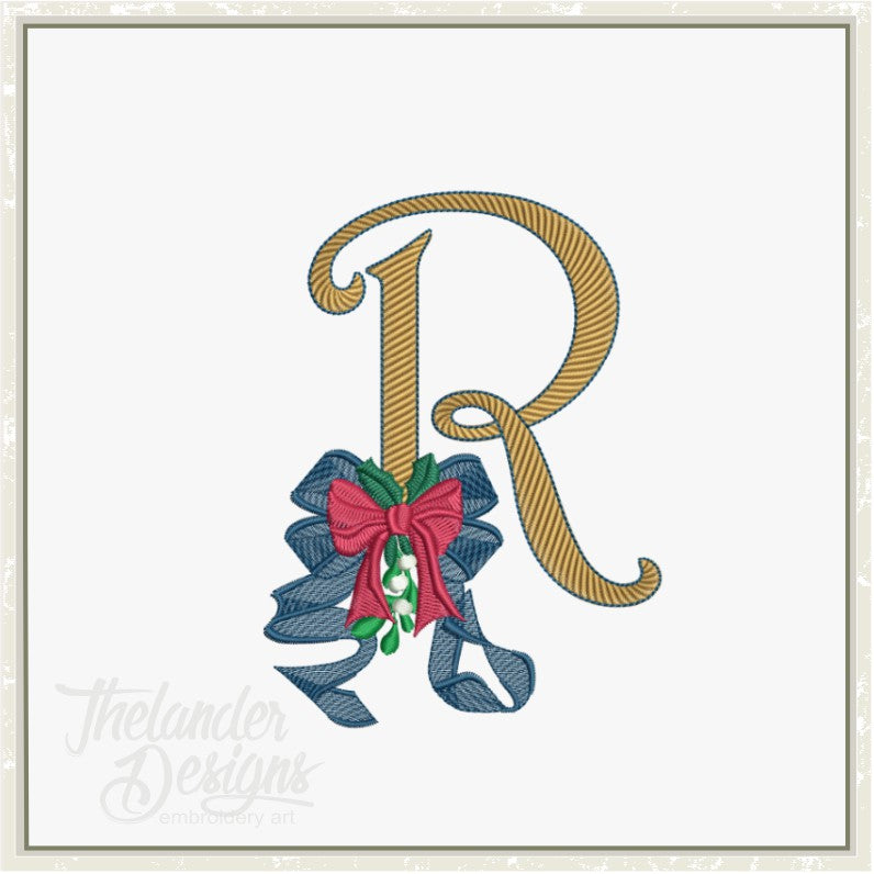 R Ribbon Letter T1886 – Thelander Designs