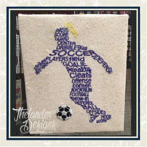 T1002 Soccer Word Art