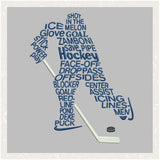 T1005 Hockey Word Art