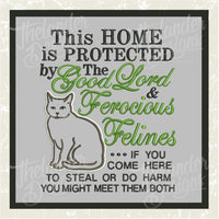 T1121 This Home Felines
