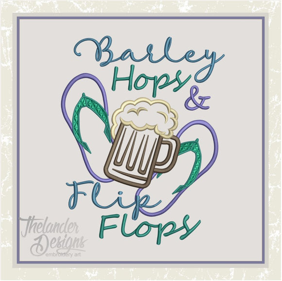 T1180 Barley Hops Flip Flops