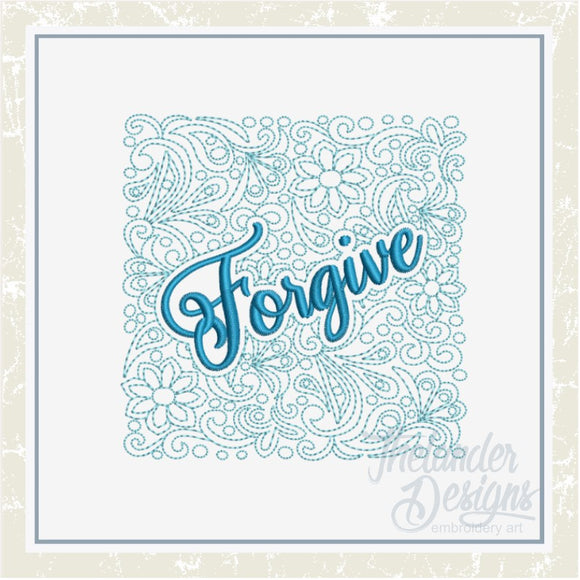 T1401 Forgive Quilt Block