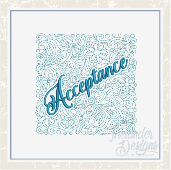 T1408 Acceptance Quilt Block