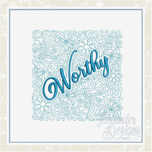 T1410 Worthy Quilt Block