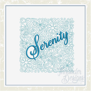 T1411 Serenity Quilt Block