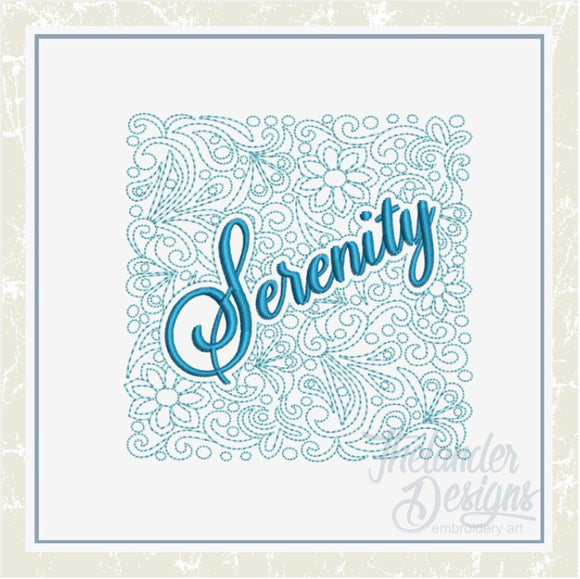 T1411 Serenity Quilt Block