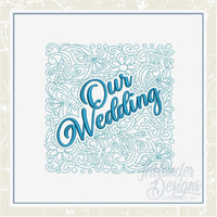 T1418 Our Wedding Quilt Block