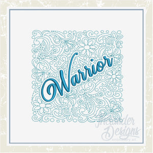 T1425 Warrior Quilt Block