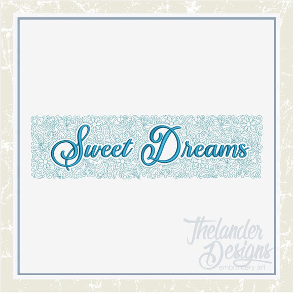 T1432 Sweet Dreams Pillow Border