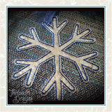 T1584 Snowflake Sketch Applique