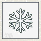 T1584 Snowflake Sketch Applique