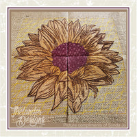 T1640 Four Panel Sunflower