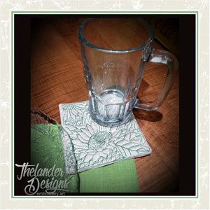 T1679 Sunflower Drink Coasters