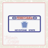T1744 Pennsylvania License Plate