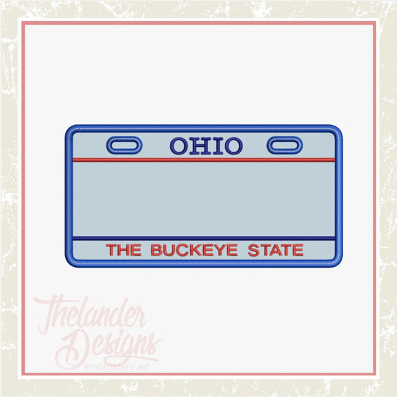 T1745 Ohio License Plate