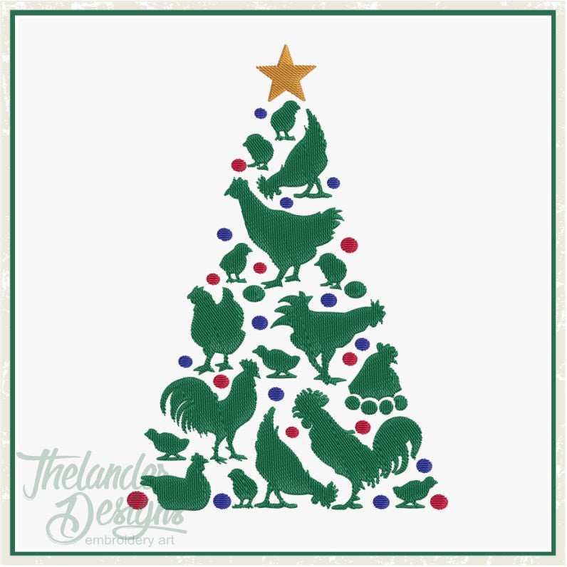 T1773 Chicken Tree – Thelander Designs