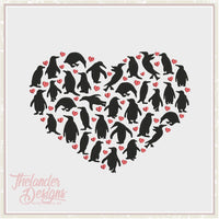 T1838 Penguin Heart