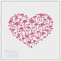 T1847 Flamingo Heart Combo