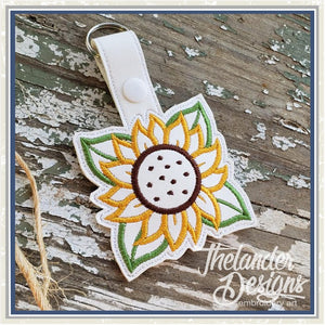 T1858 Sunflower Snap Tab