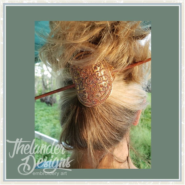 T1867 Bohemian Mandala Hair Holder