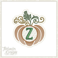 Z autumn letter in the hoop T1868