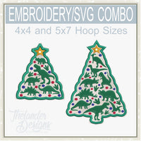 T1896 Dinosaur Ornament SVG Bundle