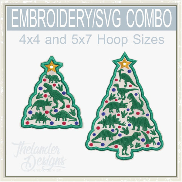T1896 Dinosaur Ornament SVG Bundle