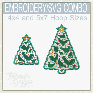 T1900 Chicken Ornament SVG Bundle