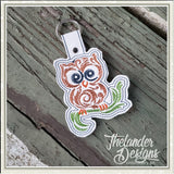 T1911 Sketch Owl Pull Snap Tabs