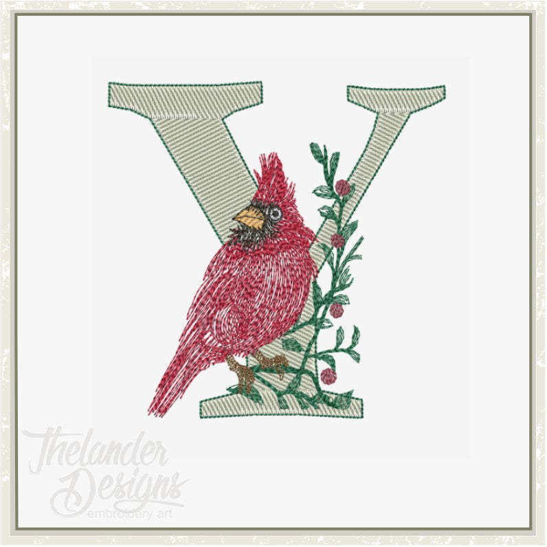 Y Cardinal Letter T1898 – Thelander Designs